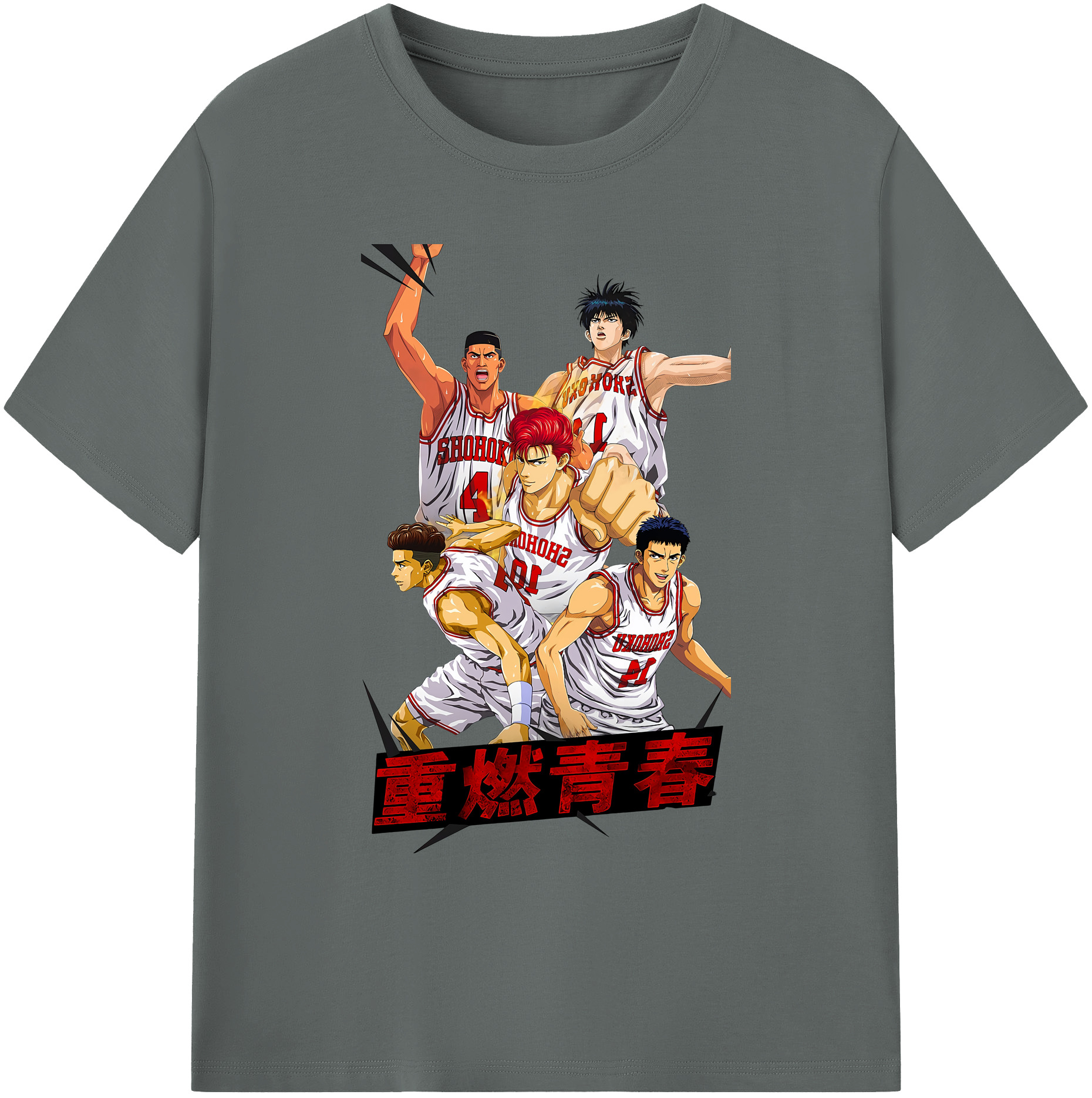 （画像用） SLAM DUNK／スラムダンク 綿100％ メンズ半袖Tシャツ｜肌触りやわらか＆通気性